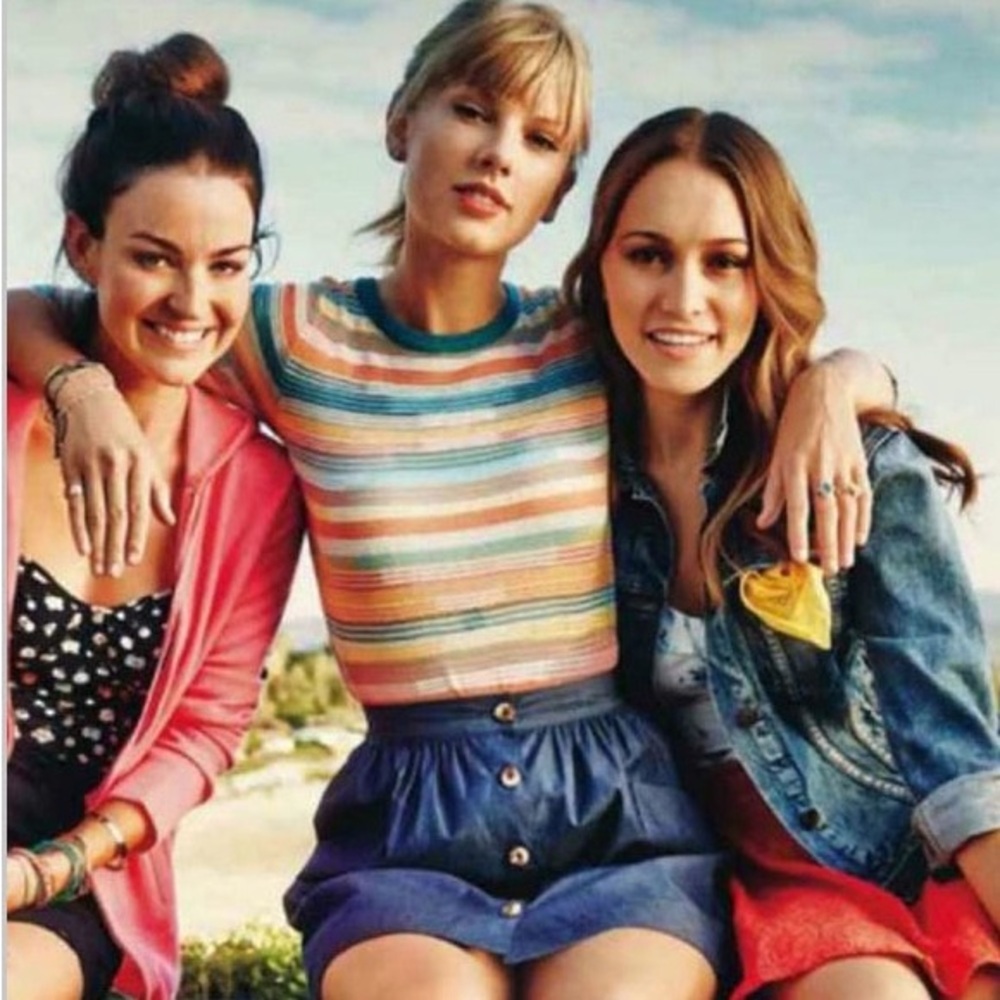 Anthropologie Sparrow Rainbow Striped Sweater aso Taylor swift